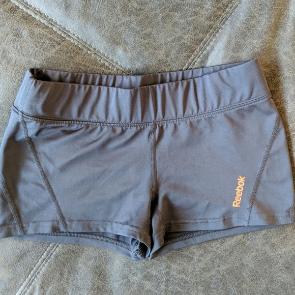 Reebok Pants - Charcoal Gray Biker Shorts Sz M